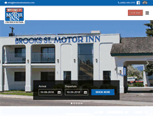 Tablet Screenshot of brooksstmotorinn.com
